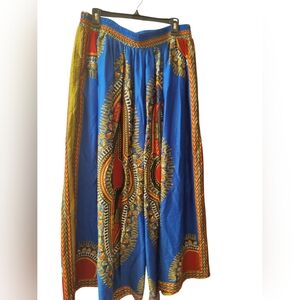 Step In Style Dashiki African Print Women's Wide Leg Palazzo Pants